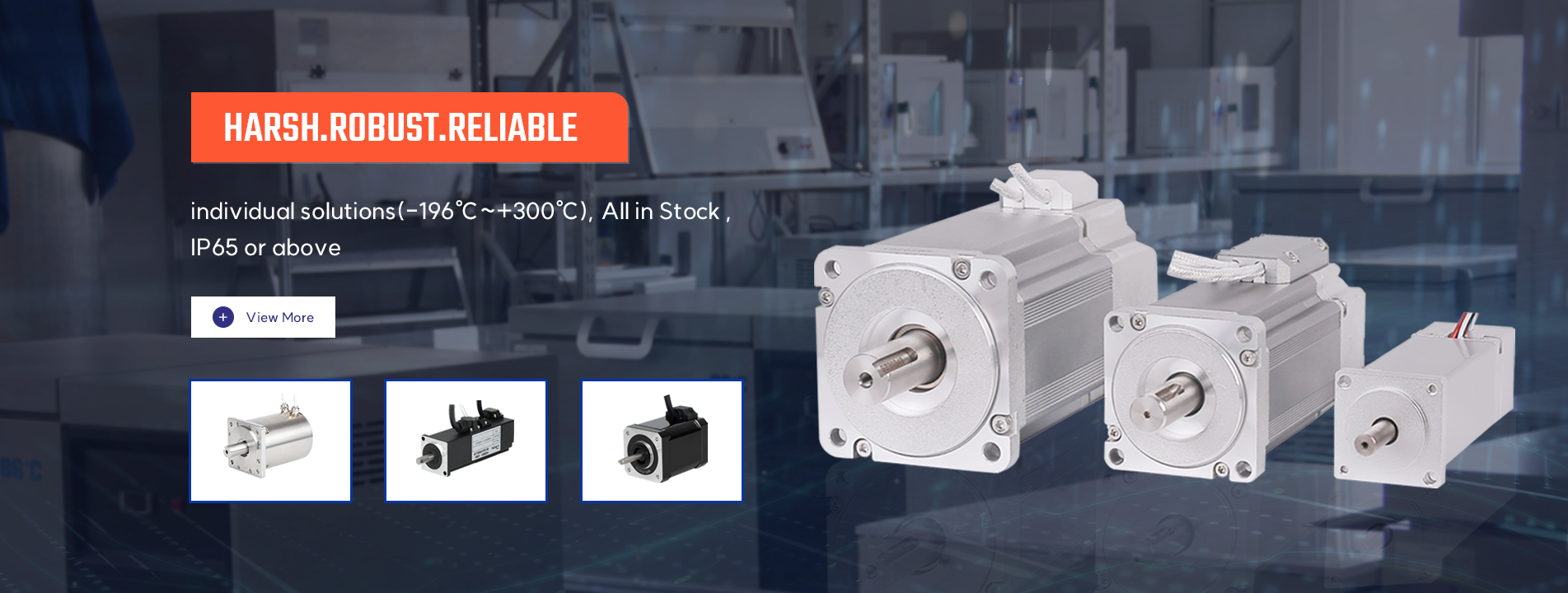 Vacuum High and Low Temperature Stepper Motors,Servo Motors